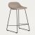 Стул полубарный Zaha Simple Beige - дизайнерские товары на Take&Live