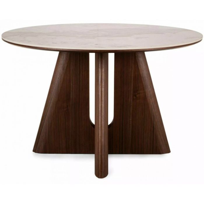 Стол круглый Alza Walnut Стол круглый Alza Walnut - дизайнерские товары на Take&Live