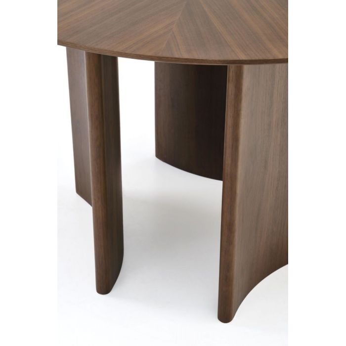 Стол круглый Cal Walnut - дизайнерские товары на Take&Live