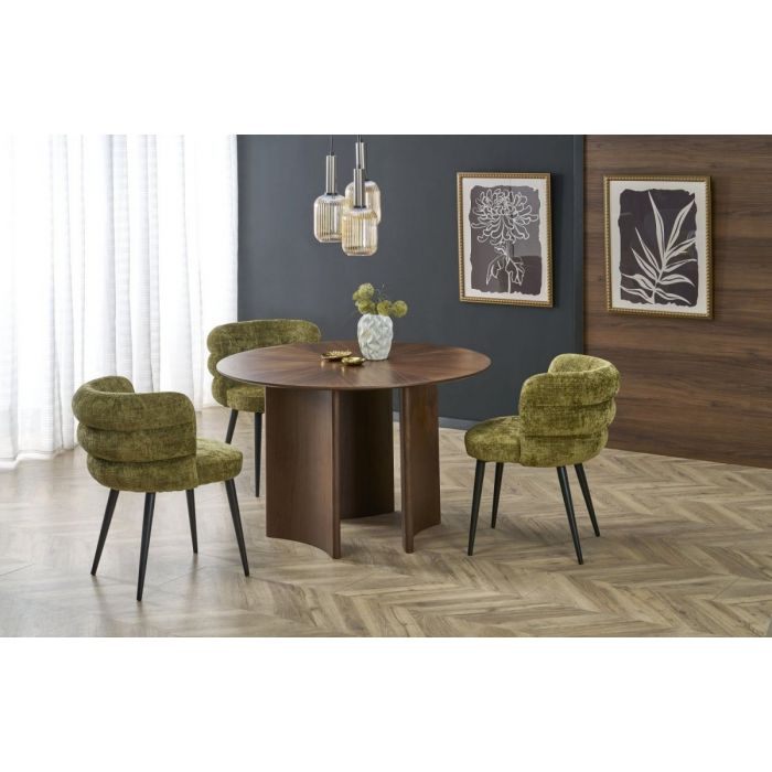 Стол круглый Cal Walnut - дизайнерские товары на Take&Live
