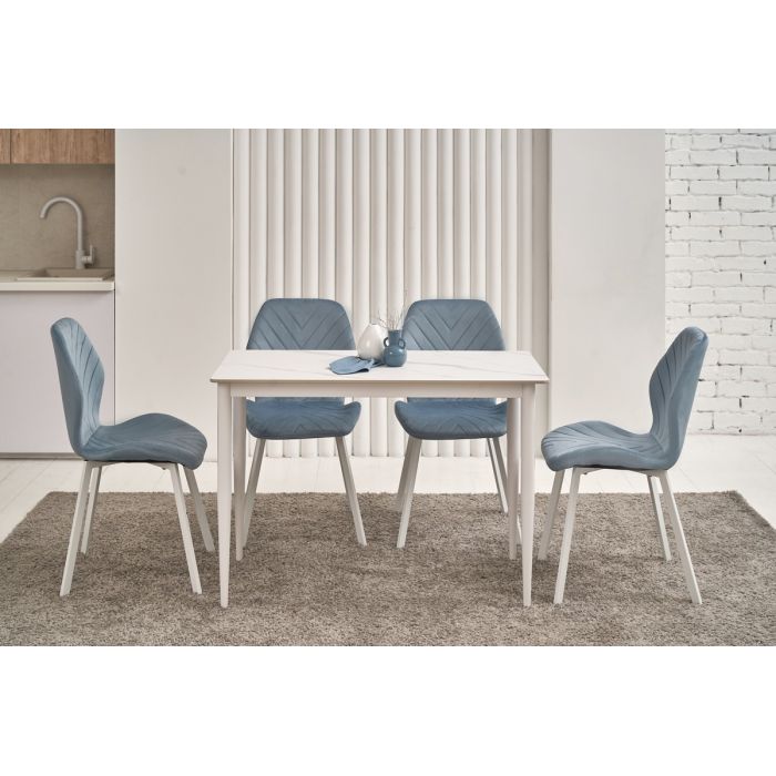 Стол обеденный керамический M-110 White - дизайнерские товары на Take&Live