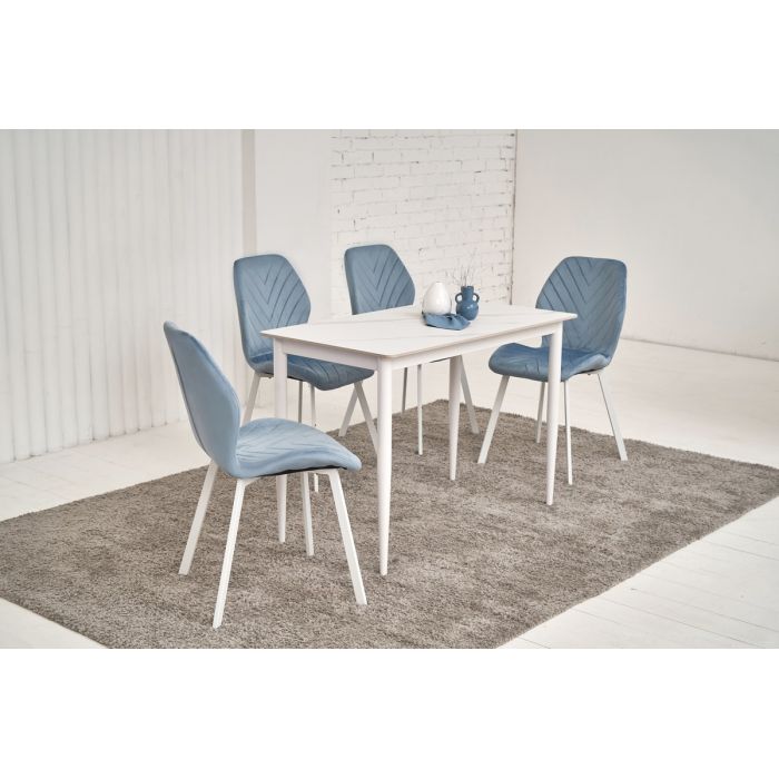 Стол обеденный керамический M-110 White - дизайнерские товары на Take&Live