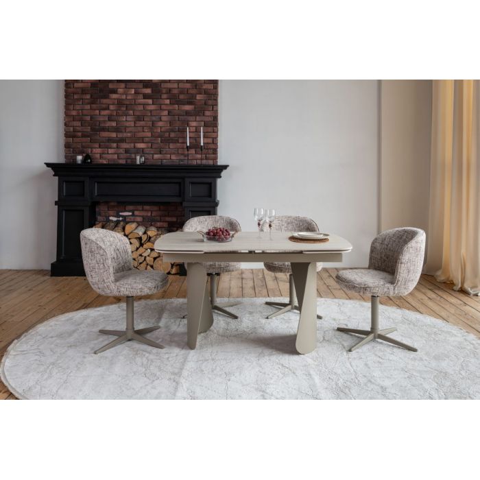 Стол раскладной 1270 Beige - дизайнерские товары на Take&Live