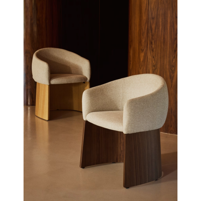 Стул Bos Beige Walnut - дизайнерские товары на Take&Live