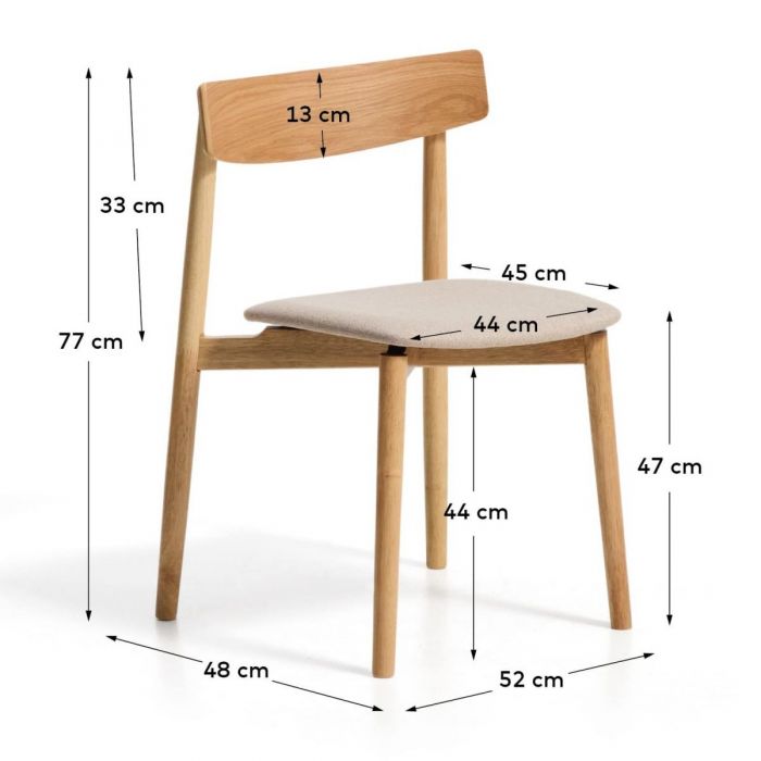 Стул Eva Textile Wood Стул Eva Textile Wood - дизайнерские товары на Take&Live