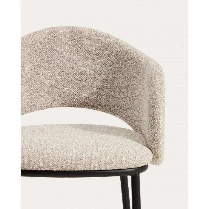 Стул полубарный Maina Beige Black Стул полубарный Maina Beige Black - дизайнерские товары на Take&Live