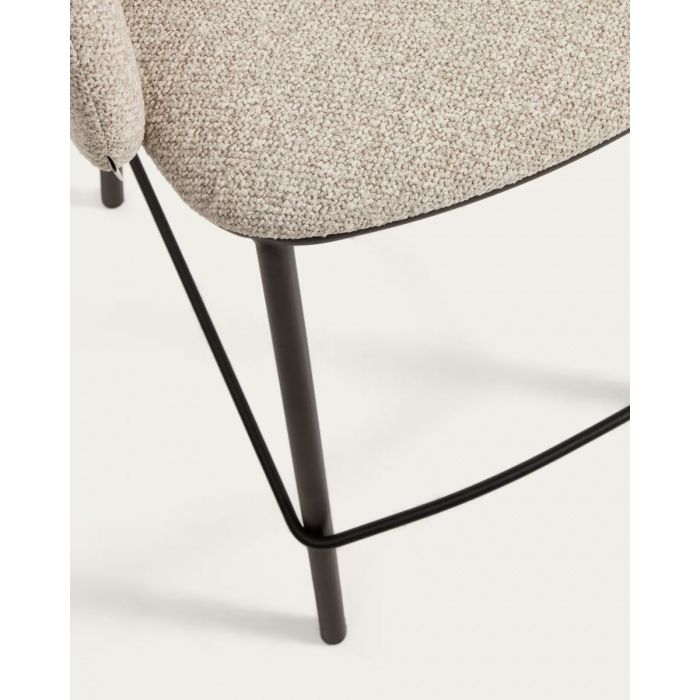 Стул полубарный Maina Beige Black Стул полубарный Maina Beige Black - дизайнерские товары на Take&Live