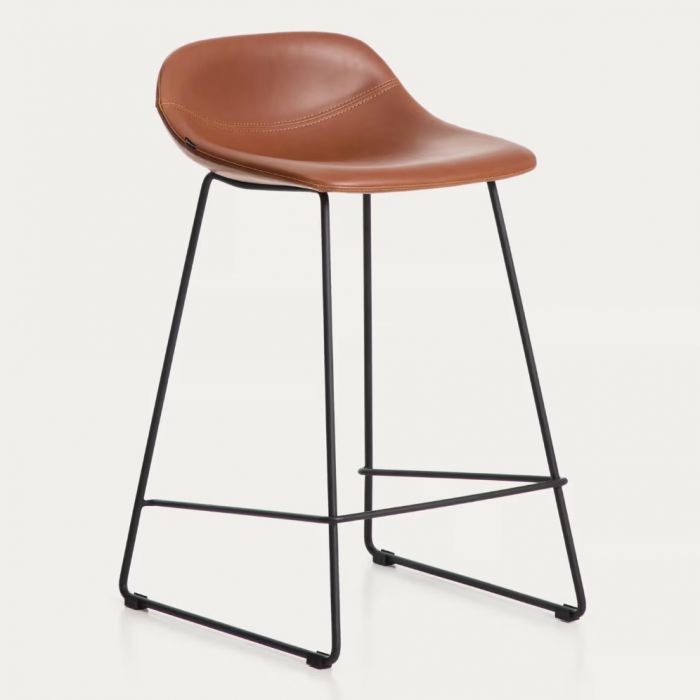 Стул полубарный Zaha Simple Brown Стул полубарный Zaha Simple Brown - дизайнерские товары на Take&Live