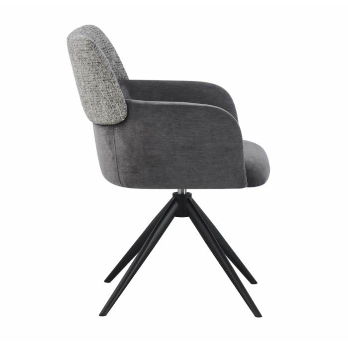 Стул поворотный VT-165 Grey Black - дизайнерские товары на Take&Live