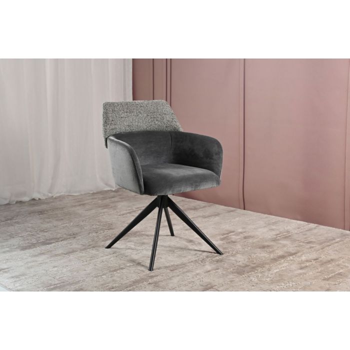 Стул поворотный VT-165 Grey Black - дизайнерские товары на Take&Live