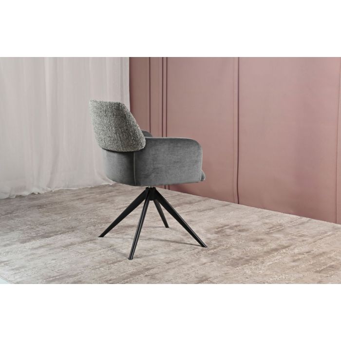 Стул поворотный VT-165 Grey Black - дизайнерские товары на Take&Live