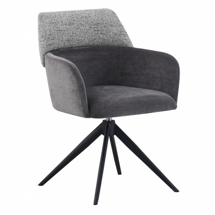 Стул поворотный VT-165 Grey Black - дизайнерские товары на Take&Live