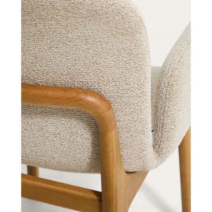 Стул с подлокотниками Elno Beige Стул с подлокотниками Elno Beige - дизайнерские товары на Take&Live