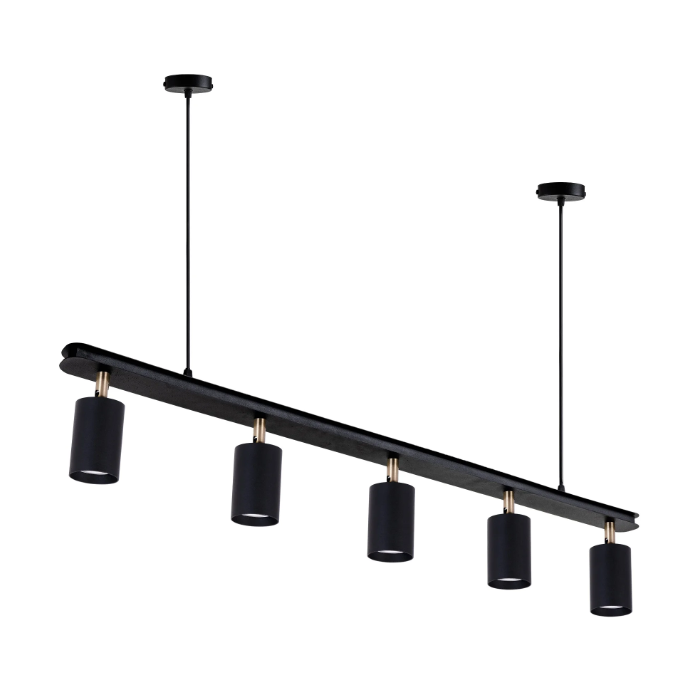 Светильник подвесной Chime GU10 СL90-5 Black - дизайнерские товары на Take&Live