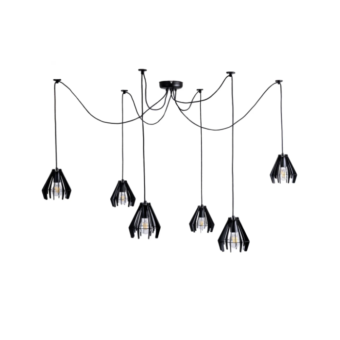 Светильник подвесной Stels Spider-6 BlackPearl - дизайнерские товары на Take&Live