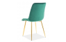 Стул Chrome Chic Green Gold - дизайнерские товары на Take&Live