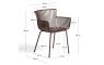 Стул с подлокотниками Surpik Brown Стул с подлокотниками Surpik Brown - дизайнерские товары на Take&Live